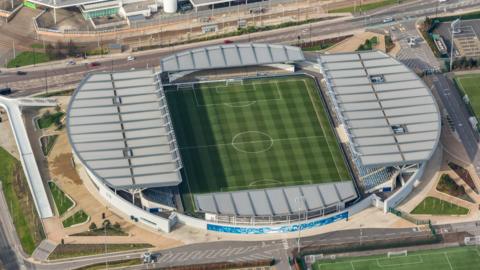 Manchester City Academy Stadium aerial view
