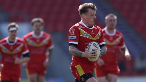 Sheffield Eagles' Anthony Thackeray.