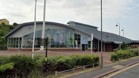 A leisure centre building