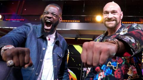 Deontay Wilder and Tyson Fury