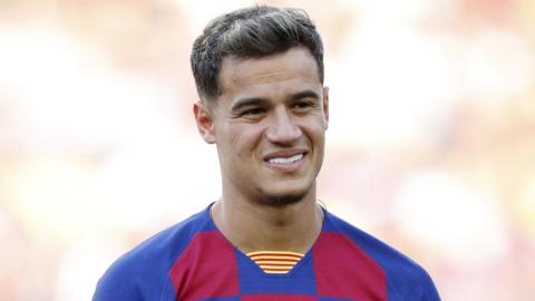 Barcelona midfielder Philippe Coutinho