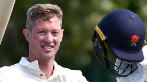 Keaton Jennings' previous first-class best score was his 238 in the Roses match against Yorkshire in May