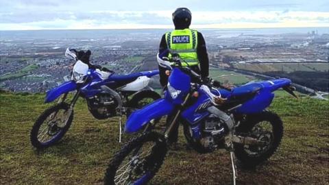 Cleveland Police Officer at Eston Nab