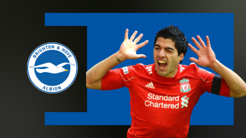 Brighton graphic with Luis Suarez