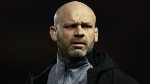 Matt Everard looks on during a match