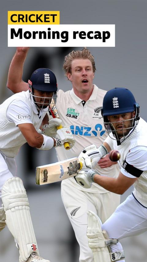 Ben Duckett, Emilio Gay and Kyle Jamieson