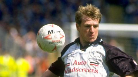 Marco Gabbiadini in action for Derby County in 1994