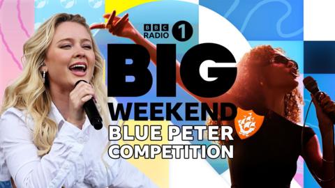 Radio 1 Big Weekend Blue Peter competition with headliners Zara Larsson and Olivia Dean.