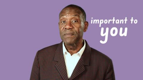 Image of Sir Lenny Henry, next to text that reads: "Important to you."