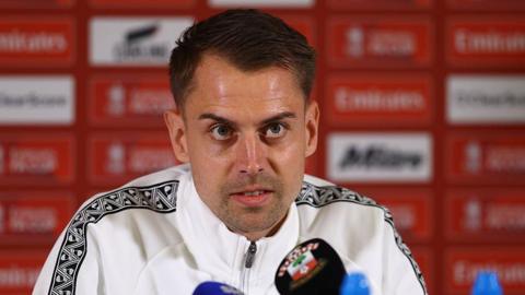 Tonda Eckert speaks during news conference