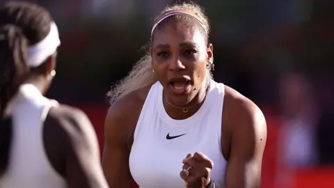 Serena Williams and Victoria Mboko