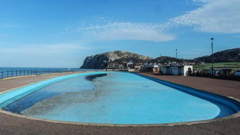 The pool at Craig y Don in Llandudno