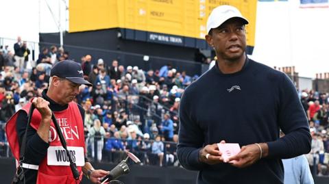 Tiger Woods at Royal Troon