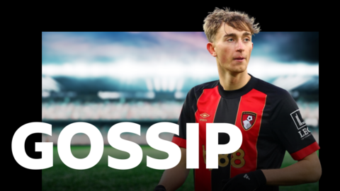 Dean Huijsen and the gossip logo