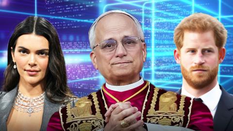 Kendall Jenner, Pope Leo XIV and Prince Harry.
