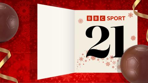 BBC Sport Advent Calendar day 21 graphic