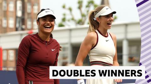 Emma Raducanu and Katie Boulter 