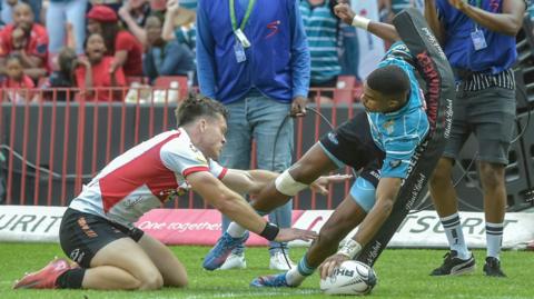 Gurshwin Wehr in action for Griquas in the Currie Cup