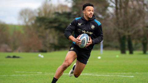 Regan Grace during training for Bath