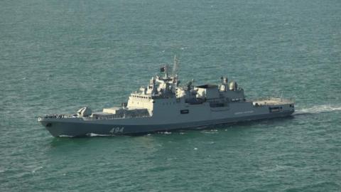 Russian frigate Admiral Grigorovich