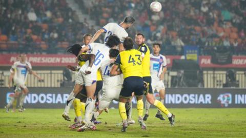 Action from Oxford United's preseason tour to Indonesia