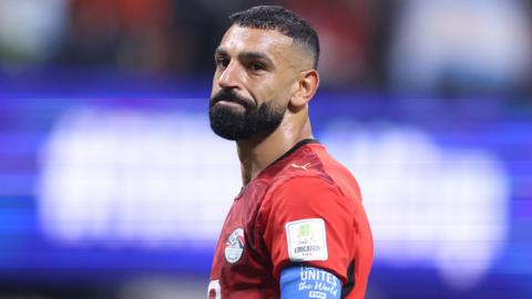 Mo Salah Looking dejected at the World Cup 2026