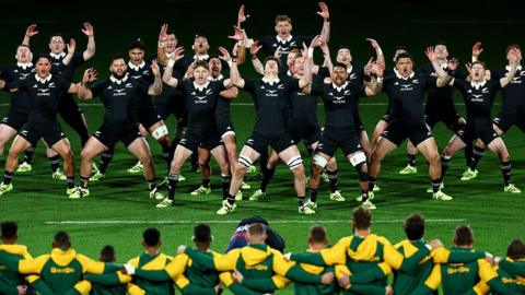 New Zealand haka v South Africa