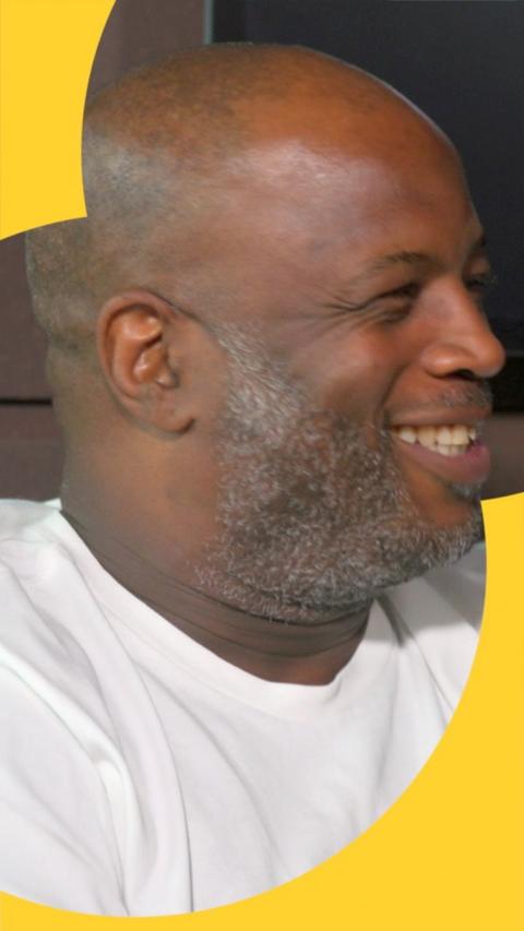 Nathan Blake smiles
