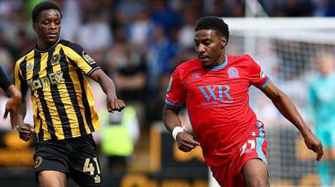 Burton v Blackburn match action