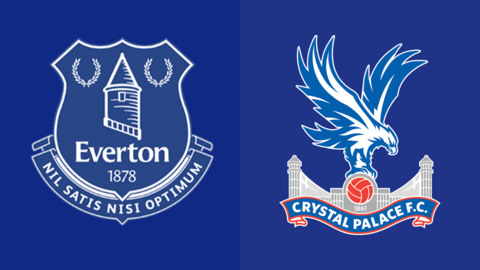 Everton and Crystal Palace club badges