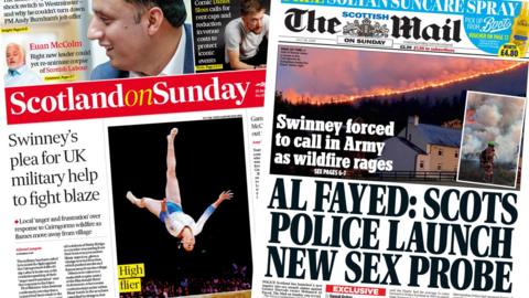 Scotland on Sunday and The Mail