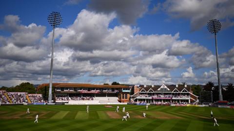 A view of the Coooper Associates County Ground at Taunton 