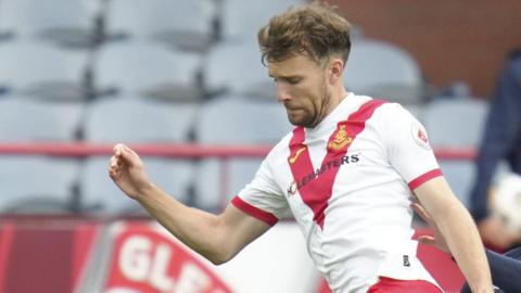 Striker Ben Wilson scored 17 goals in 46 games for Airdrieonians last season