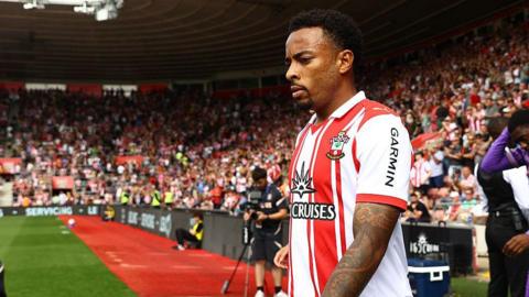 Welington during the Championship match between Southampton and Stoke City at St Mary's Stadium