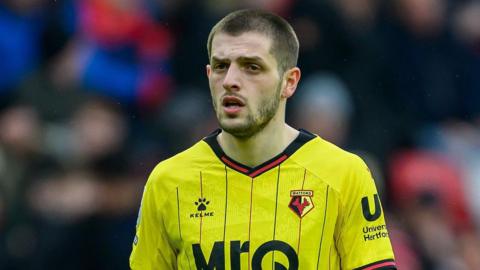 Giorgi Chakvetadze in action for Watford last season