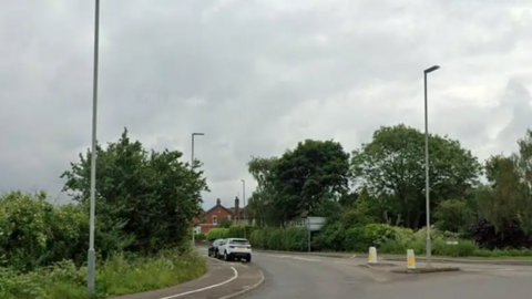 The crash involved a motorcyclist and a car in Wood Lane, Hucknall, police said