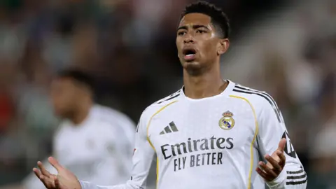 Jude Bellingham playing for Real