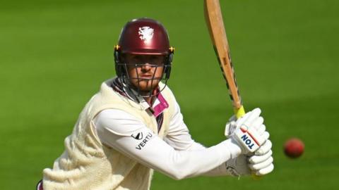 Tom Kohler-Cadmore batting for Somerset