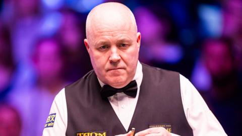 John Higgins on day one