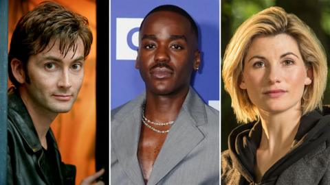Three Doctors from Doctor Who