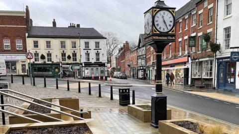 Millennium Square in Ashbourne