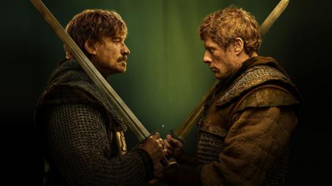Nikolaj Coster-Waldau as William the Conqueror and James Norton as Harold Godwinson 