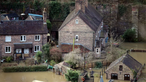 Flooded Ironbridge