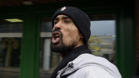 Ashley Warren arriving at Chelmsford Crown Court