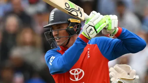 England batter Tom Banton plays a shot