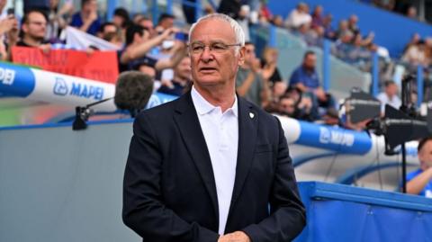 Claudio Ranieri looks on during a match