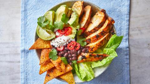 Chipotle chicken burrito bowl