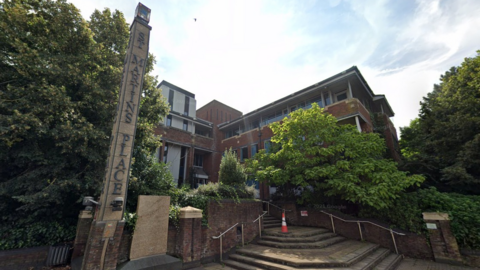 St Martins Place in Slough - a three storey office building 