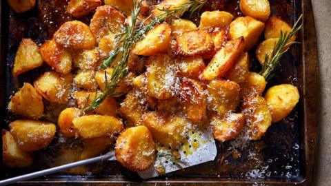 Parmesan and herb roast potatoes