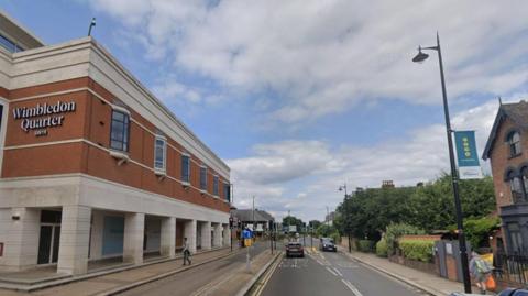 A general view of Queen's Road in Wimbledon.
